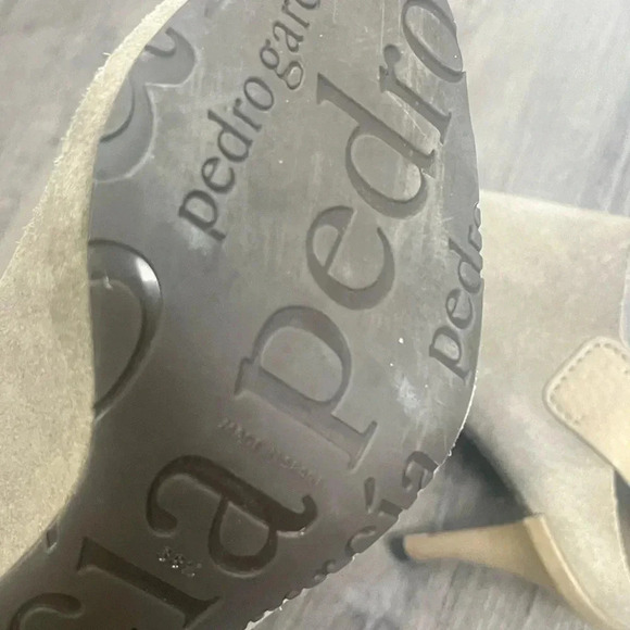 3/$30 Pedro Garcia Ysolt Suede Slingback Sandal Peep Toe Booties Size 8.5 - Picture 10 of 15